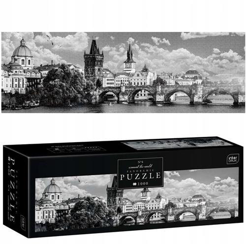 PUZZLE - 1000 STUKJES - Interdruk Panoramische Puzzel 1000 Stukjes Praag Brug - GERONIMO GAMES