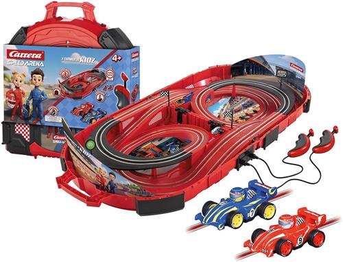 Carrera Racebaan - Speed Arena - FormulaKidz - Koffer - Formula Kidz Rr Rood - Blauw - 2,77m