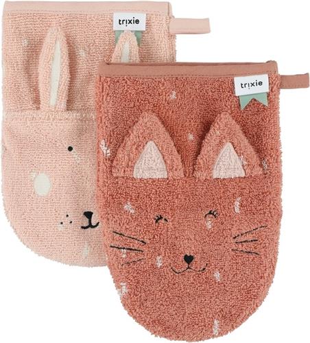 Trixie Washandje 2-pack | Mrs. Cat - Mrs. Rabbit