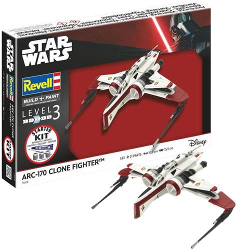 Revell Modelbouwpakket Starter Kit ARC-170 Fighter 1:58 - 21dlg.