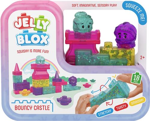 Goliath Jelly Blox Bouncy Castle Set - Constructiespeelgoed - Zachte Bouwblokken - Pijnvrij Spelen - Vanaf 2 jaar - BPA vrij