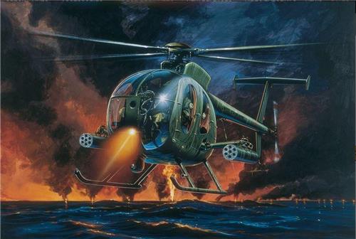 1:72 Italeri 0017 AH-6 Night Fox Plastic Modelbouwpakket