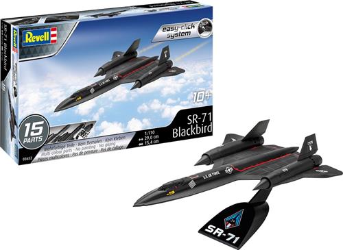 1:110 Revell 03652 Lockheed SR-71 Blackbird easy-click-system Plastic Modelbouwpakket