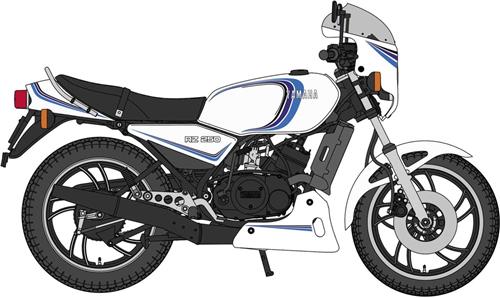 1:12 Hasegawa 21758 Yamaha RZ250 (4L3) w/Cowl - 1982 - Motorfiets Plastic Modelbouwpakket