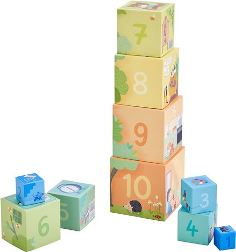HABA Stapelspielzeug Mein Zuhause Würfel-Set