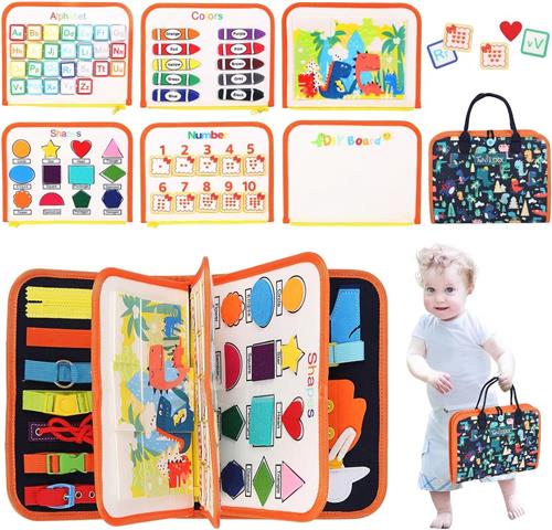 Solacis Speelgoed voor onderweg - Speelgoed voor in de auto - Reisspeelgoed - Speelgoed voor op reis - Autospeelgoed onderweg - Must have voor op reis!