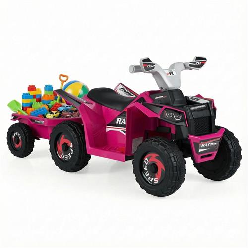 SureDealÂ® - Speelgoedauto' - Elektrische Quad - Kinderen Quad - Kinderen - 104x39x48 cm - Wit