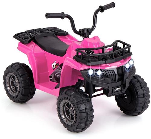 SureDealÂ® - Speelgoedauto' - Elektrische Quad - Kinderen - Vooruit - Achteruitfunctie - 74,93x45,72x55,88 cm - Roze