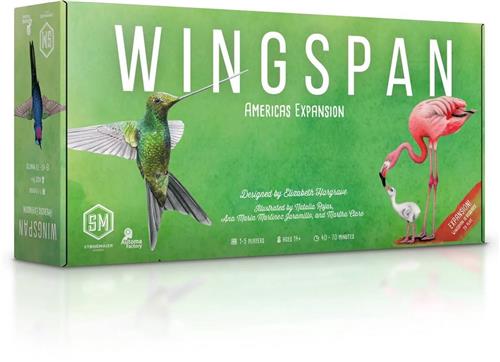 Asmodee bordspel Wingspan Americas uitbreiding - strategisch kaartspel.