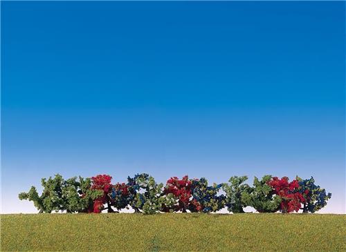 Faller - 12 Struiken, in verschillende kleuren - modelbouwsets, hobbybouwspeelgoed voor kinderen, modelverf en accessoires