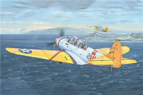 1:32 Trumpeter 02226 TBD-1 Devastator Plane Plastic Modelbouwpakket