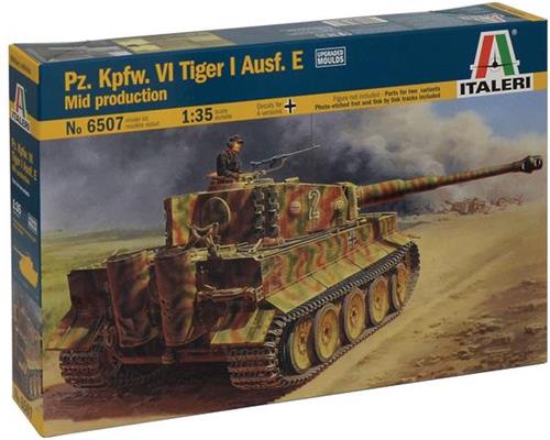 1:35 Italeri 6507 Pz.Kpfw.VI Tiger I Ausf.E Mid Production Plastic Modelbouwpakket