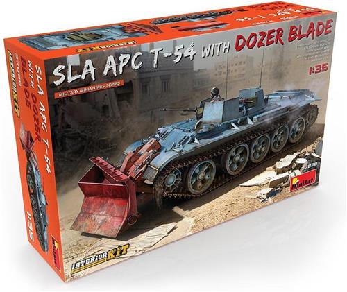 1:35 MiniArt 37028 SLA APC T-54 with Dozer blade Plastic Modelbouwpakket
