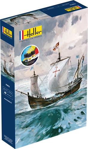 1:75 Heller 56816 Pinta Ship - Starter Kit Plastic Modelbouwpakket