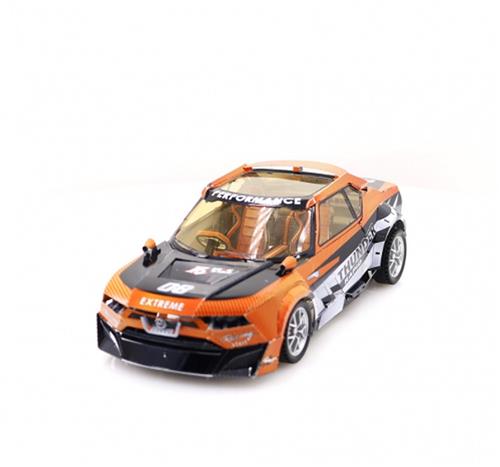 Bouwpakket Miniatuur Nissan Sportscar IDX- metaal- gekleurd