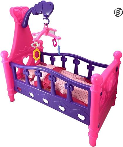 Equivera Poppenbed - Poppenbedje - Poppenhuis Meubels - Speelgoed voor Meisjes - Cadeau