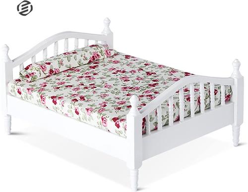 Equivera Poppenbed - Poppenbedje - Poppenhuis Meubels - Speelgoed voor Meisjes - Cadeau