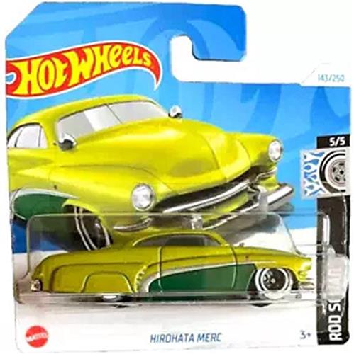 HOT WHEELS HIROHATA MERCURY USA GREEN/GREEN 143/250 1:64 HW ROD SQUAD 5/5