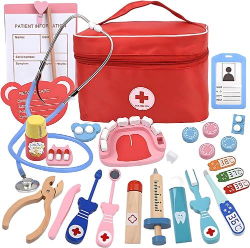 Equivera Dokterset Speelgoed - Doktersset - Speelgoed Doktersset - Dokterskoffer - Rollenspel - Cadeau