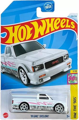 HOT WHEELS '91 GMC SYCLONE WHITE/ZEBRA 226/250 1:64 HW THE '90S 7/10