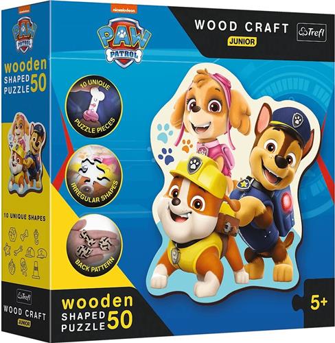 Holzpuzzel Junior 50 - Paw Patrol