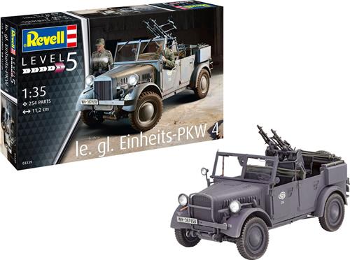 1:35 Revell 03339 Einheits-PKW Kfz.4 Plastic Modelbouwpakket
