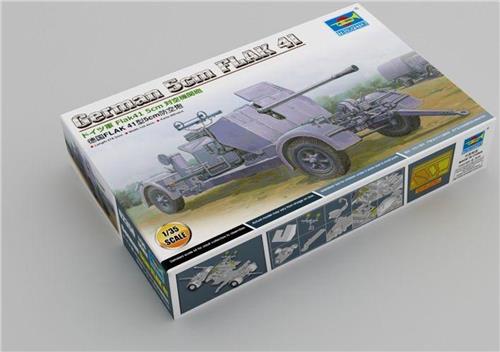1:35 Trumpeter 02350 German 5cm FLAK 41 Plastic Modelbouwpakket