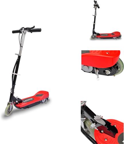 vidaXL Elektrische Step - Elektrische Steppen - Elektrische Steps - Electrische Step - Step elektrisch 120 W rood