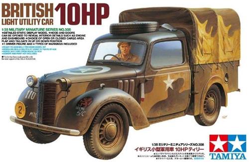 1:35 Tamiya 35308 British Light Utility Car 10HP Plastic Modelbouwpakket