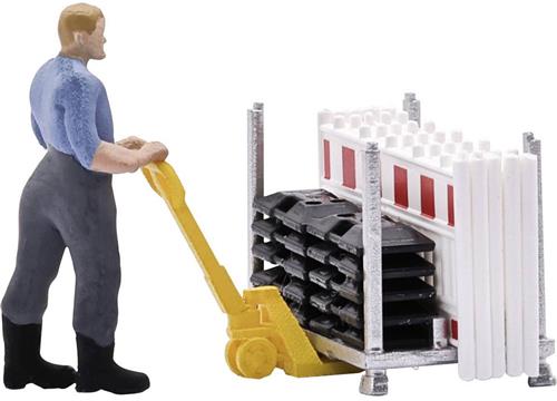 Busch 79897 H0 ACTION-set: Transport in kast figuren