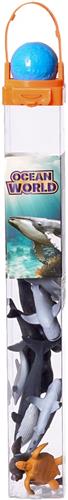 PIA Soft Toys - Speelfiguren - Zeedieren in doos 12 ass. 4-8 cm
