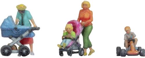 NOCH 44445 Z Moeders met kinderen figuren Geverfd, Zittend, Staand