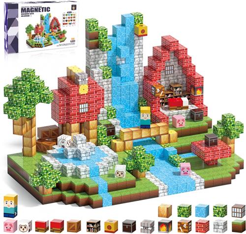 Magnetic Tiles 100 stuks - Speelgoed - Magnetische Tegels - Educatief & Constructie - Montessori - Bouwblokken - Magneten speelgoed - Constructiespeelgoed - Kinderen - Voor 3-12 Jaar