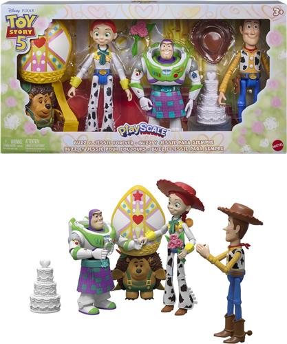 Disney en Pixar Toy Story 5 Buzz en Jessie Voor Altijd Speelfiguren - Pakket van 4 met Accessoires
