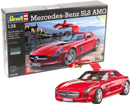 1:24 Revell 07100 Mercedes-Benz SLS AMG Car Plastic kit.