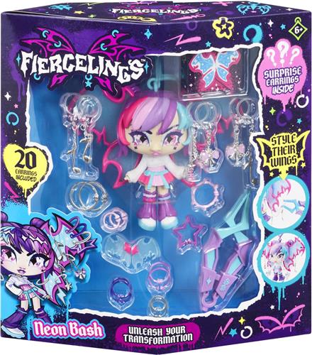 Goliath Fiercelings Neon Bash Deluxe Keychain  Modepop  Met accessoires