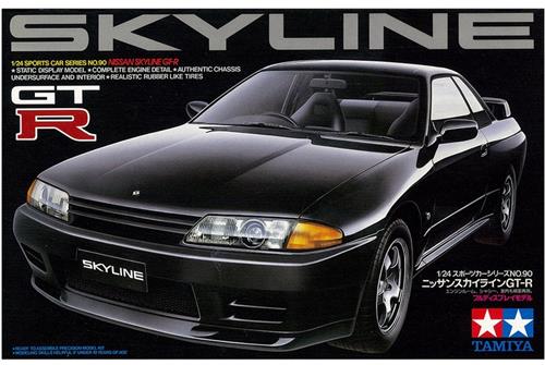 Tamiya Modelbouwpakket Auto - 24090 Nissan Skyline GT-R - R32 1989 - Japanse Auto Plastic - 1:24 - Modelbouw