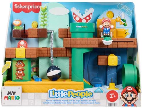 Fisher-Price Little People My Mario Adventure speelset - Muzikaal peuterspeelgoed met 2 figuren