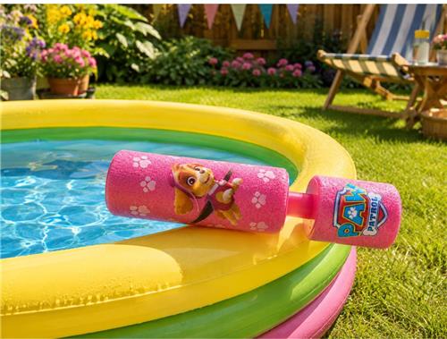 Paw Patrol waterpistool - 2x - waterspuit - foam - roze - Skye - 15 cm - Zomer - buitenspeelgoed