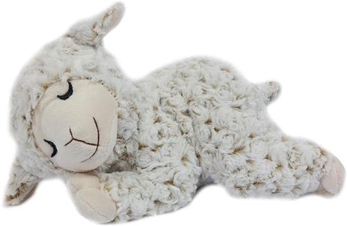 Pia Toys Knuffeldier Schaap/lammetje - zachte pluche stof - premium kwaliteit knuffels - wit - 28 cm - Schapen - slapend