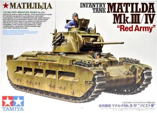 1:35 Tamiya 35355 Matilda MkIII/IV Red Army Plastic Modelbouwpakket