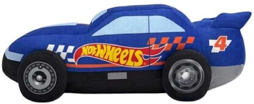 Hot Wheels Auto Blauw Pluche Knuffel 30 cm - Speelgoed Knuffels voor Kinderen Jongens Meisjes - Hot-Wheels Plush Toy