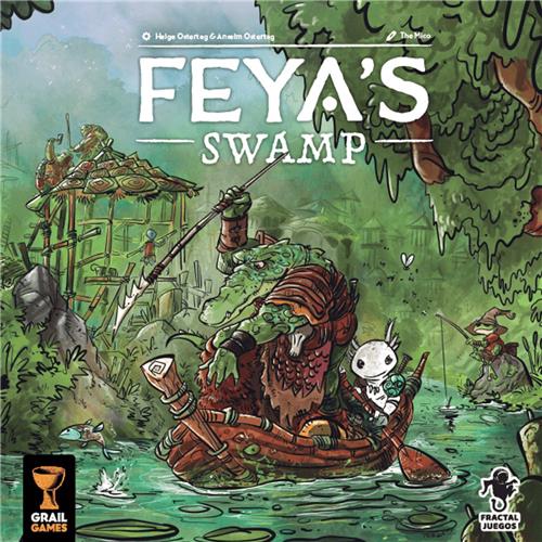 Asmodee bordspel Feya's Swamp strategisch spel voor 2-4 spelers.