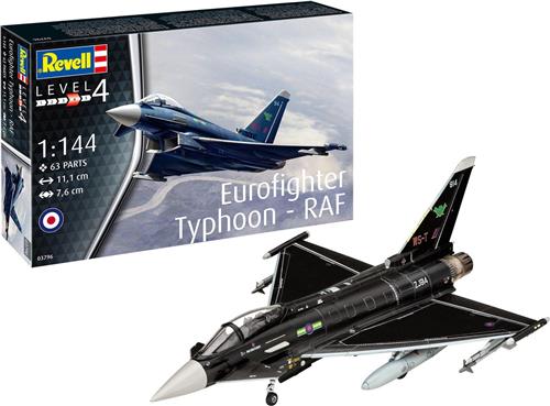 1:144 Revell 03796 Eurofighter Typhoon - RAF - Straaljager Plastic Modelbouwpakket