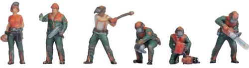 NOCH 35105 N Bosbouwarbeiders figuren Geverfd, Staand