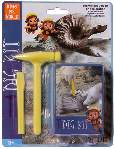 PIA Soft Toys - Speelfiguren - Nautilus opgravingsset 6,5 cm x 3,5 cm x 9 cm