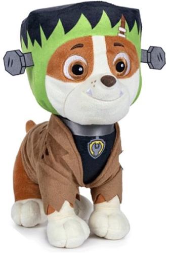 Rubble - Paw Patrol Halloween Pluche Knuffel 30 cm - Speelgoed Knuffels voor Kinderen Jongens Meisjes - Hond Puppy Dog Plush Toy