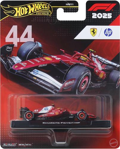 Hot Wheels Premium Formula 1 Ferrari Team - Lewis Hamilton