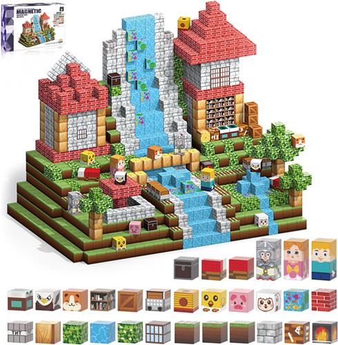 Magnetic Tiles 200 stuks - Speelgoed - Magnetische Tegels - Educatief & Constructie - Montessori - Bouwblokken - Magneten speelgoed - Constructiespeelgoed - Jongens en meisjes - Voor 3-12 Jaar