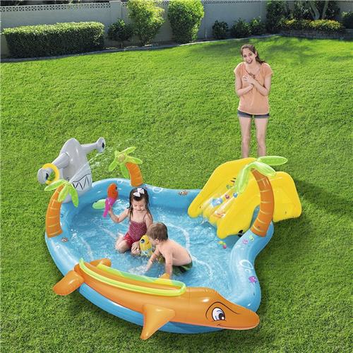 Bestway Speelzwembad Zeedieren - 280x257x87cm